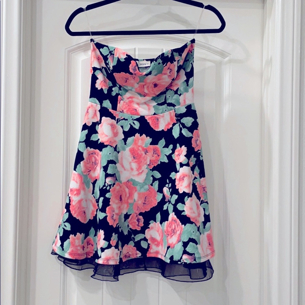 Floral Sweetheart Dress